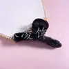 Pinza de Tiburón de Felpa de 11 cm para Otoño e Invierno para Niñas, Accesorio para el Cabello Simple y Elegante para la Parte Trasera de la Cabeza, Pinza Decorativa de Piel