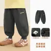 Pantalones de forro polar Kaka Panda para niños, ropa de invierno para niños y niñas, pantalones largos cálidos para bebés y niños pequeños, pantalones de otoño e invierno para niños