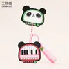 Pingente Original de Piano Luminoso Panda Desenho Animado Fofo Brinquedo Pequeno Pingente de Bolsa de Estudante Pequeno Presente Venda por Atacado
