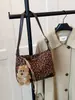 Bolso de Axila para Mujer 2026 Nuevo Comercio Exterior de Moda Nicho Estampado de Leopardo Bolso de Hombro Gamuza Bolso Cruzado de Viaje