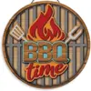 Suministro Transfronterizo Al Por Mayor Retro Barbacoa Parrillada Logotipo Tabla de Madera Pintura Restaurante Colgante de Pared Puerta Letrero de Puerta de Bienvenida de Madera