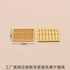 Aleación de tremolo transfronteriza sólida de 1 cm mini simulación superficie brillante lingote de plata adornos regalos chinos lingote pequeño de oro