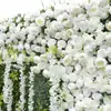 Fondo de pared de flor artificial con base de tela de alta gama pared de planta verde pared de planta decoración exterior de boda césped de planta de flor artificial
