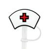 Desenho Animado Transfronteiriço Desenho Animado Médico Dente Silicone Tampa para Canudo Tampa de Canudo Clipe para Canudo Acessórios Copo de Chá de Leite Pronto Tampa de Poeira