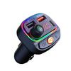 Nuevo C15 color luz coche bluetooth mp3 reproducir música fm lanzamiento multifuncional encendedor de cigarrillos de coche cargador de coche