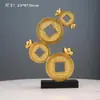 Nuevos Adornos Chinos de Lujo Ligero de Gama Alta Muebles Blandos para el Hogar Sala de Estar Oficina Sala de Té Vitrina Estantería Artículos Decorativos