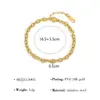 Pulseras Florales Versátiles en Capas de Moda Europea y Americana, Pulseras Multicapa de Corazón y Mariposa de Acero Inoxidable de Lujo Ligero de Alta Gama al por Mayor