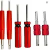 Llave de Núcleo de Válvula de Cabeza Doble Cabeza Única Herramienta de Instalación Extracción de Vástago de Válvula de Aire Acondicionado Coche Neumático Bicicleta Motocicleta