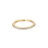 Anillo Geométrico de Moda con Circonita Colorida de Diamante Completo para Mujer, Diseño de Nicho, Exquisito, Elegante y Único, Nuevo Lujo Ligero