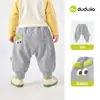 Pantalones de PP Dudu Baby Pantalones para Bebé Otoño Pantalones para Niños Lindos Pantalones Largos Casuales de Otoño para Bebés Niñas