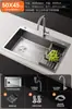 Fregadero de cocina, acero inoxidable 304, fregadero grande de un solo tazón bajo encimera, fregadero para el hogar, fregadero para lavar platos Yuyao