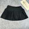 Saia Plissada Petite Slim Fit Anti-Exposição Saia de Tênis Saia Curta Fitness Esportiva de Alta Qualidade para Mulheres Verão