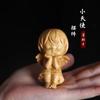 Tuya Dibujos Animados Zodiaco Chino Mango de Mano Colgante de Madera Tallada Artesanía Cultural de Juego Puesto de Punto Escénico Adornos de Madera Maciza de Venta Caliente