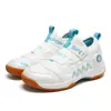 Sapatos Profissionais de Badminton para Crianças Adolescentes Meninos Meninas Alunos do Ensino Fundamental Tênis Profissionais de Tênis de Mesa Tênis de Treino Esportivo