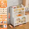 Prateleira de cozinha multifuncional, aparador de múltiplos andares autônomo com portas duplas, armário de armazenamento para micro-ondas, novo modelo prático