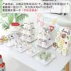 Decoración de Cumpleaños Adornos para Mesa de Postres Exhibidor de Boda Estante de Exhibición Desechable de Tres Niveles Soporte para Pasteles Rejilla para Pasteles