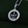 Joyería de Plata de Ley S925 Personalizada Retro Colgante Medalla Corona Seiko para Hombres y Mujeres Accesorios Móviles Venta al por Mayor