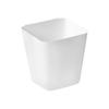 Cesta de armazenamento suspensa pequena para cozinha e banheiro Mini Pure White Plastic Card Cesta suspensa Caixa de armazenamento pequena para Sundries