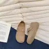 Zapatos Birkenstock de Suela Gruesa Totalmente Cerrados para Aumentar la Altura para Mujer 2026 Otoño Nuevo Estilo Perezosos Slip-on Antideslizantes Casuales Zapatos Individuales Birkenstock