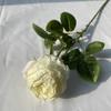 Mei Yuan Rosas Quemadas Individuales Flores Artificiales Hogar Boda Boda Arreglo Floral Decoración Día de San Valentín Flores Artificiales