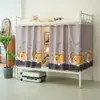 Cortina de Cama para Dormitório Estudantil Blackout Cama Superior Bolsa Portátil Cortina de Cama Meninos e Meninas Dormitório Cortina de Cama Inferior Pano de Cortina