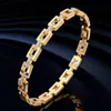Joyería Transfronteriza, Lujo Ligero y Sensación de Alta Gama, Pulsera de Diamantes Microincrustados para Mujer, Moderna, Sencilla y Versátil, Pulsera de Acero de Titanio que No se Desvanece