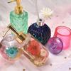Accesorios para botella de loción DIY tapa boquilla de presión acrílica botella de perfume flor de espuma de aromaterapia núcleo de aromaterapia al por mayor