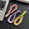 Cordão de tecido Pulseira Cordão Dopamina Cor Câmera Chave Pulseira Anti-perda Copo de Água Bolsa Cordão de Celular Tecido