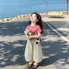 Top Corto de Manga Corta con Dibujos para Niñas, Nuevo Estilo Verano 2026, Top Corto con Estampado de Gatitos para Bebés, Elegante Top Rosa