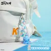 Baimao Serie de Puntadas Genuinas Llavero Lindo con Cuentas, Adorable y Exquisito Colgante de Muñeca Ángel Pareja para Mochila
