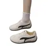 Zapatillas de entrenamiento alemanas de estilo retro deportivo extremadamente elegantes para mujer, versátiles con cordones, bloques de color, casuales, de suela blanda para mujer