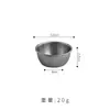 Plato para salsa de acero inoxidable 304 vintage, platillo, plato redondo, plato para mojar envejecido, plato para condimentos, plato para ketchup