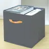 Caja de Almacenamiento sin Tapa Amazon Contenedor de Juguetes Cesta Caja de Almacenamiento Plegable Tipo Cajón Caja Organizadora de Armario Venta al por Mayor