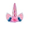 Forma de Flor de Unicornio de Pony Fiesta de Cumpleaños Tela Inserto para Pastel Color Completo Listo para Usar Popular Transfronterizo Suministros para Fiestas