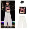 Ropa de Hip-Hop para Chicas de Danza Jazz Fresca y Atractiva Trajes de Pasarela Hip-Hop para Chicas Ropa Personalizada para Actuaciones de Grupos de Chicas