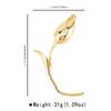 X0029 Nuevo Broche de Diseño de Pasarela Moderno y Elegante de Capullo de Tulipán Pin de Temperamento de Lujo Ligero Accesorios para Mujer