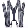 Tirantes para Hombre Tirantes para Hombre Pantalones de Traje con Tirantes Correa Correa para Personas Mayores Correa de Tirantes para Hombres con Sobrepeso Correa Elástica para el Hombro Cuatro Pinzas Color