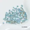Cristal Dongzhou Azul Profundo del Lago Brillantes Pedrería para Uñas Accesorios DIY Azúcar Hielo Ovalados Uñas Portátiles Pedrería al por Mayor