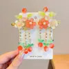 Horquilla Antigua para Niñas Ropa China Antigua Accesorios para el Cabello con Borla Linda Horquilla de Mariposa y Flor Accesorios para Falda Cara de Caballo Tocado