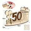 Regalo de Cumpleaños Transfronterizo, Regalo en Efectivo para Hombres y Mujeres, Empaque de Madera, Regalo de Cumpleaños DIY, Regalo Conmemorativo Creativo de Aniversario, Decoración de Mesa