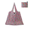 Bolsa de Compras Plegable, Nueva de Gran Capacidad, Bolsa Plegable Ecológica en Stock, Bolsa de Tote de Almacenamiento Plegable Portátil Impresa Creativa