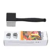 Ablandador de Carne Transfronterizo Martillo Multifuncional para Bistec Ablandador Doméstico Acero Inoxidable Martillo de Carne de Doble Cara Aguja para Carne Herramienta de Cocina