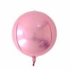 Balão de alumínio 4D estéreo redondo dourado prateado de 10 polegadas 18 polegadas 22 polegadas 32 polegadas, balão de alumínio 4D atacado