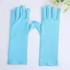 Guantes de Seda de Leche Infantiles Frozen Set de Varita Mágica con Corona Guantes Mágicos de Satén de Princesa Venta al por Mayor