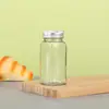 Ponto 4 oz Garrafa de Vidro Transparente para Temperos Multiúso Churrasqueira ao Ar Livre Portátil Garrafa com Peneira Pote de Temperos com Múltiplos Furos