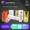 Caixa de cilindro de impressão fixa, raiz de lótus, amido, embalagem de alimentos, céu e terra, tampa de refeição, pó de substituição, tubo de papel, jarra de papel céu e terra, tampa de papel Kraft
