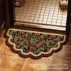 Alfombrilla Antideslizante para Baño Retro de Diatomeas, Felpudo para Puerta de Inodoro, Resistente a la Suciedad Doméstica, Resistente al Desgaste, Absorbente de Agua, Felpudo Fácil de Limpiar