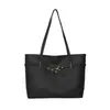 Bolso bandolera de alta gama de gran capacidad para el hombro para commuting de mujer 2026 nuevo bolso tote de color liso en bloque bolso de hombro único retro