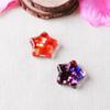 Decoraciones para el hogar doble plano estrella de cinco puntas patrón de estrella para refrigerador vidrio cristal caricatura pegatinas magnéticas venta al por mayor