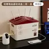 Caja de Almacenamiento para Router Gato Luz de Casa Pequeña Personalizada Estante de TV Elegante para Sala de Estar Organización de Cables de Enchufe Inalámbrico